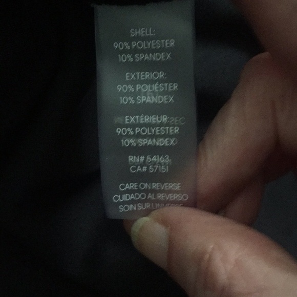 Calvin Klein~Black Velvet A-line Skirt Size 18 - Picture 4 of 4